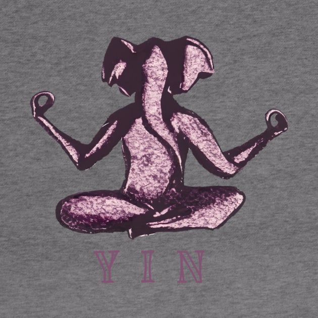 Yin Yoga Elephant by TomiTee